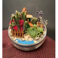 Флорариум "Мини-сад" "Нежность" арт. 054