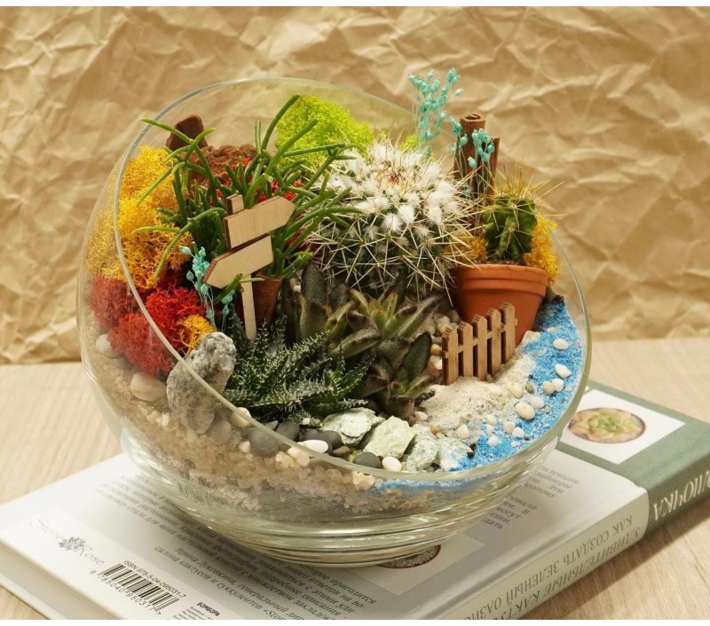 Флорариум "Мини-сад" "Гавайи" арт. 009