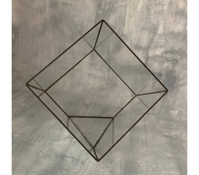 Флорариум "Куб" в стиле Тиффани арт. 006