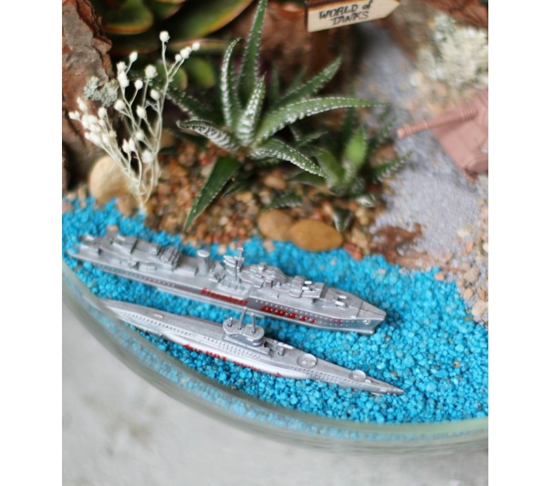 Флорариум "Мини-сад" "WORLD of TANKS" арт. 025