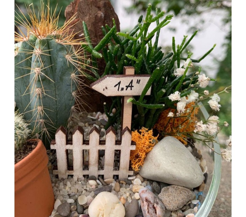 Флорариум "Мини-сад" "Лазурь" арт. 026