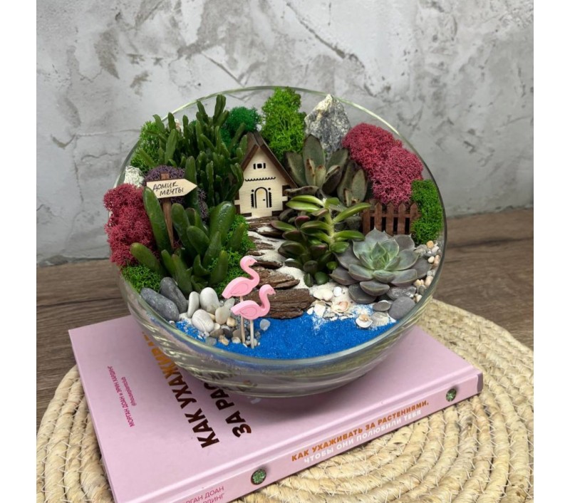 Флорариум "Мини-сад" "Верона" арт. 124