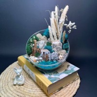 Моссариум "Мини-сад" "Тасмания"  с имитацией воды арт. 020